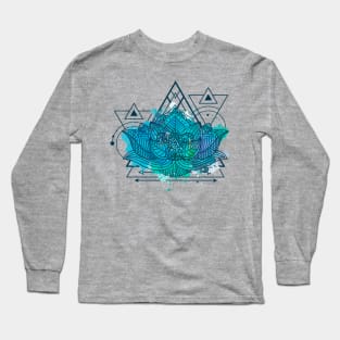 Lotus triangle Long Sleeve T-Shirt